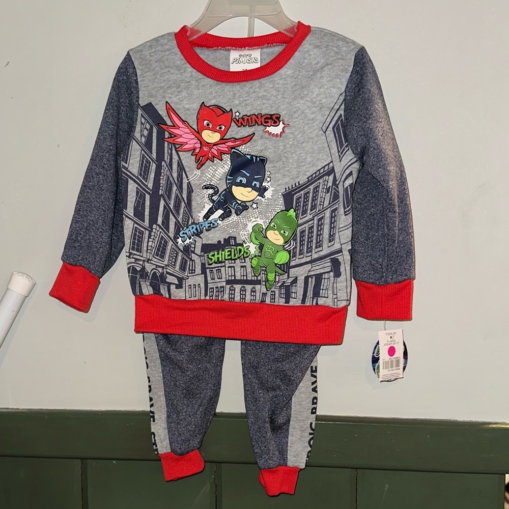 Kids NWT PJ Masks set size 24 months